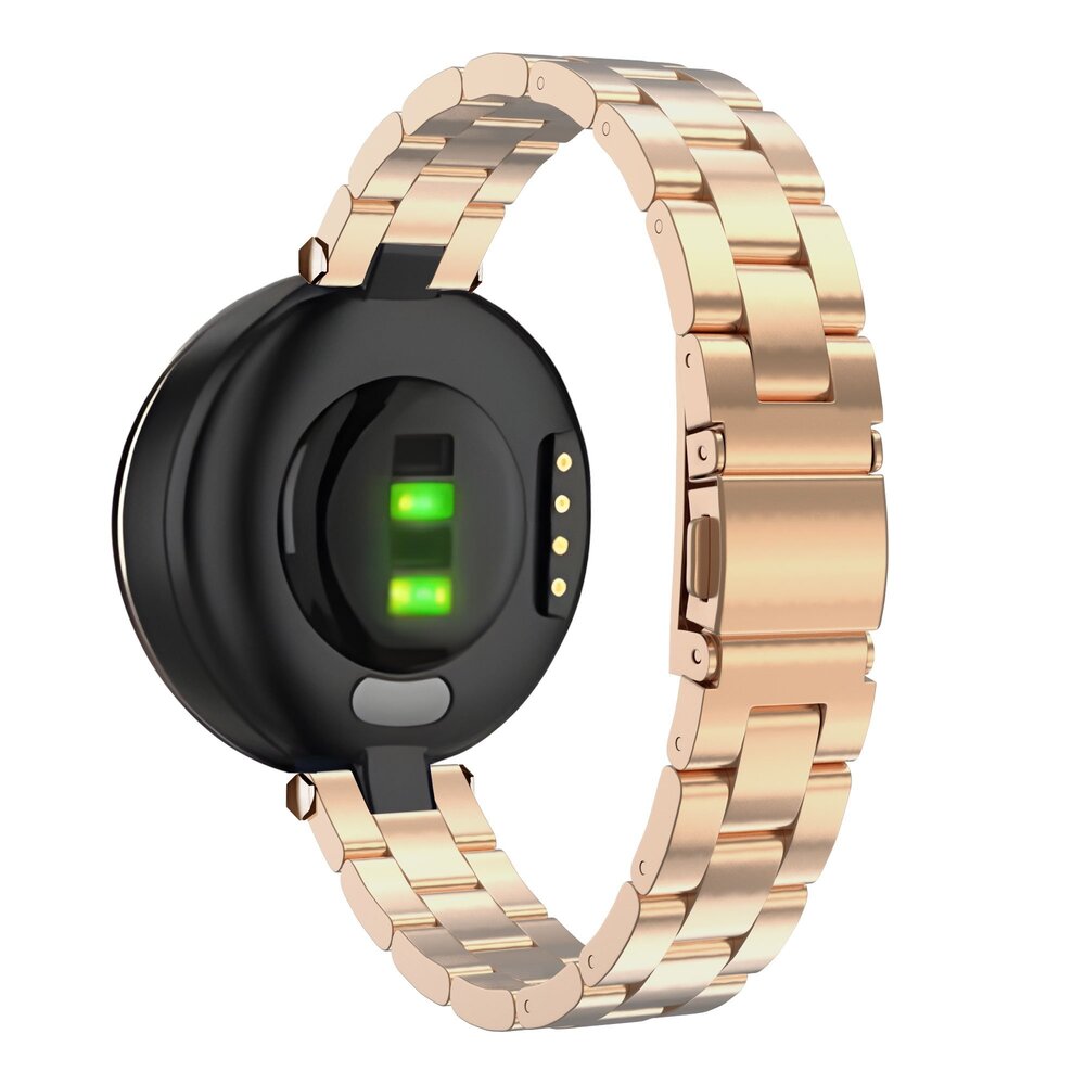 Bandz Bandz Garmin Lily Klassisches Stahlenarmband (Rosa Gold) Bandz Bandz Garmin Lily Klassisches Stahlenarmband (Rosa Gold)