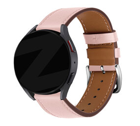 Bandz Bandz Samsung Galaxy Watch 4 44mm Lederarmband 'Deluxe' (Rosa) Bandz Bandz Samsung Galaxy Watch 4 44mm Lederarmband 'Deluxe' (Rosa)