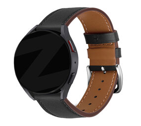 Bandz Bandz Samsung Galaxy Watch 46mm Lederarmband 'Deluxe' (Schwarz) Bandz Bandz Samsung Galaxy Watch 46mm Lederarmband 'Deluxe' (Schwarz)