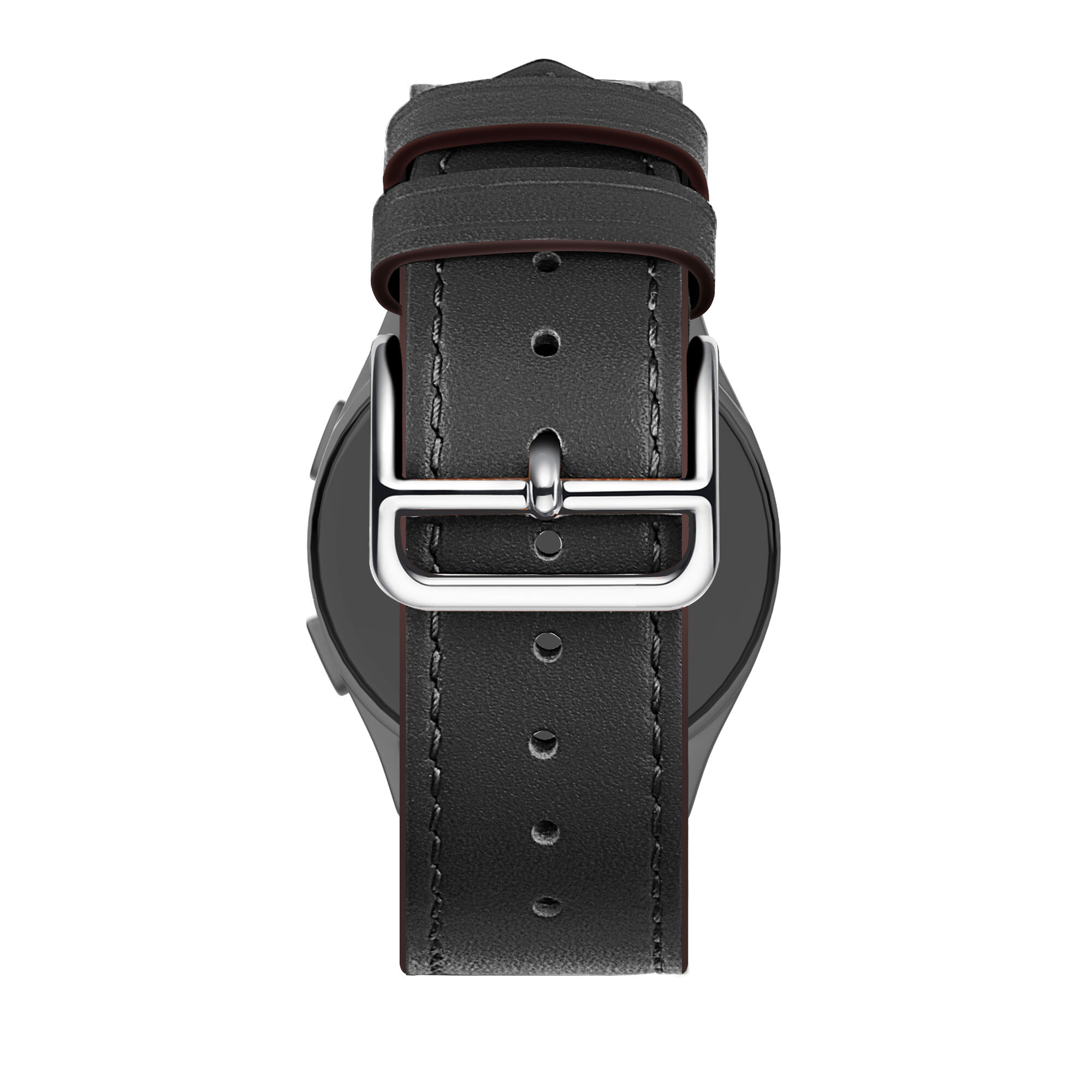 Samsung Galaxy Watch 5 Pro Lederarmband 'Deluxe' (Schwarz) Smartwatcharmbaender.de Samsung Galaxy Watch 5 Pro Lederarmband 'Deluxe' (Schwarz) Smartwatcharmbaender.de