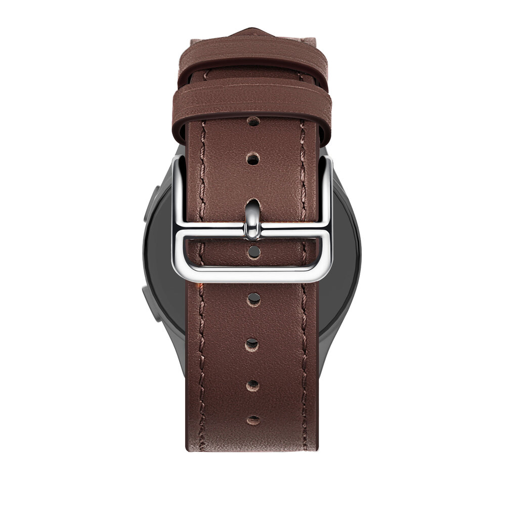 Bandz Bandz Samsung Galaxy Watch 6 44mm Lederarmband 'Deluxe' (Braun) Bandz Bandz Samsung Galaxy Watch 6 44mm Lederarmband 'Deluxe' (Braun)