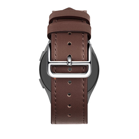 Bandz Bandz Samsung Galaxy Watch 6 44mm Lederarmband 'Deluxe' (Braun) Bandz Bandz Samsung Galaxy Watch 6 44mm Lederarmband 'Deluxe' (Braun)