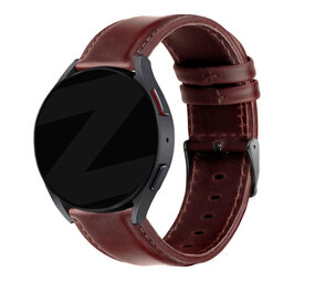 Bandz Bandz Samsung Galaxy Watch 6 44mm Klassisches Lederarmband (Dunkelbraun) Bandz Bandz Samsung Galaxy Watch 6 44mm Klassisches Lederarmband (Dunkelbraun)
