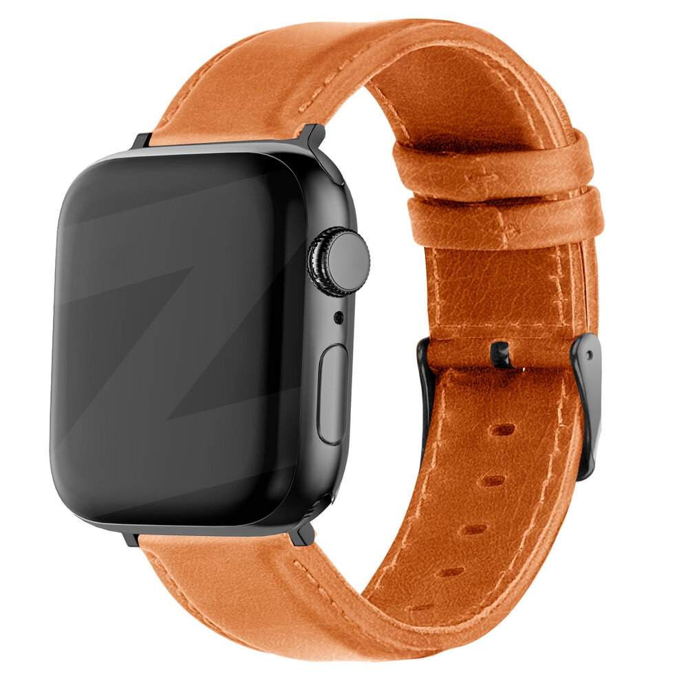 Bandz Bandz Apple Watch Echtleder Armband (Braun)
