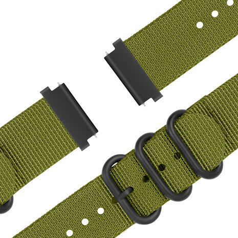 Bandz Bandz Fossil Gen 5 Nylon-Schnallenband (Grün) Bandz Bandz Fossil Gen 5 Nylon-Schnallenband (Grün)