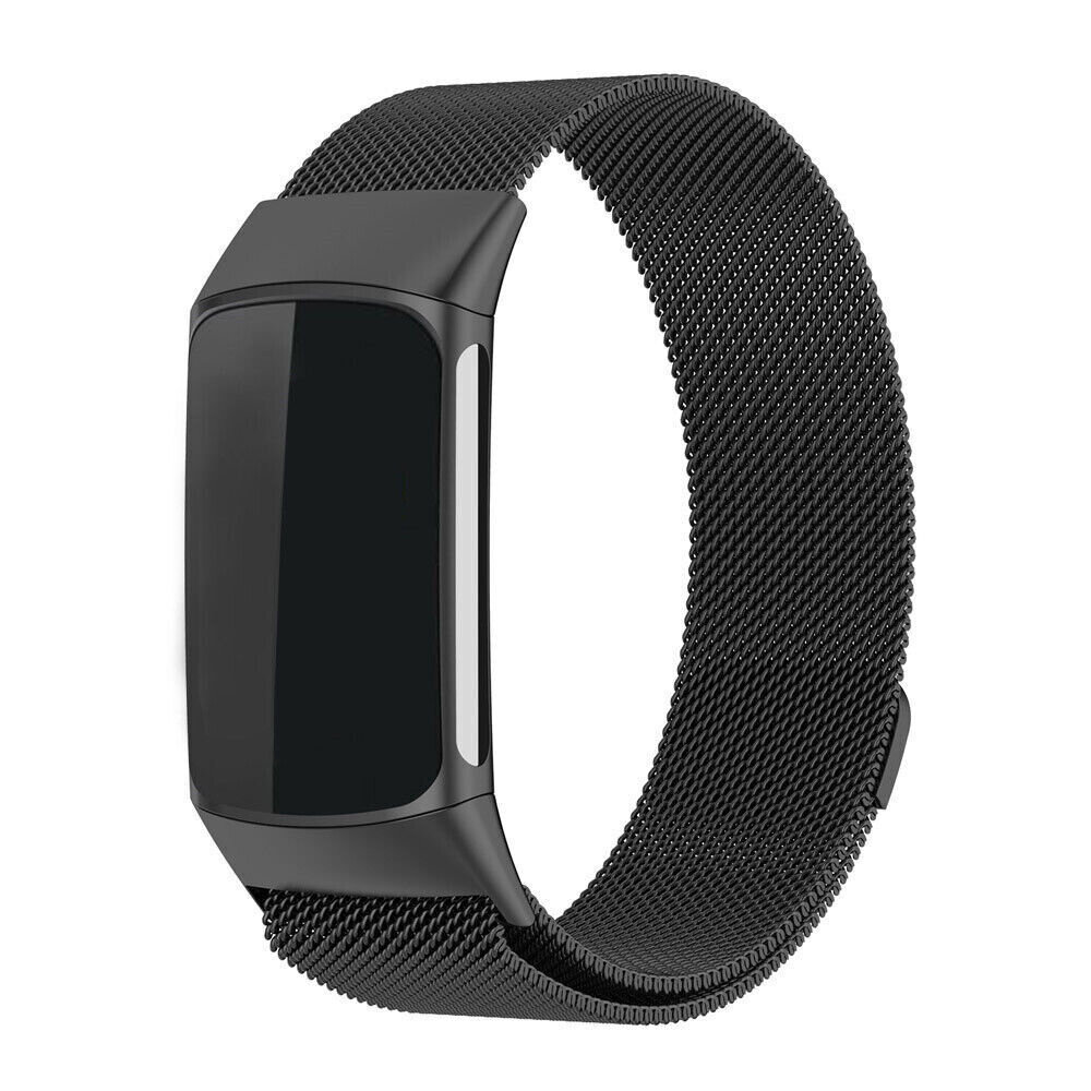 Strap-it® Strap-it Fitbit Charge 6 Milanese Armband (Schwarz) Strap-it® Strap-it Fitbit Charge 6 Milanese Armband (Schwarz)