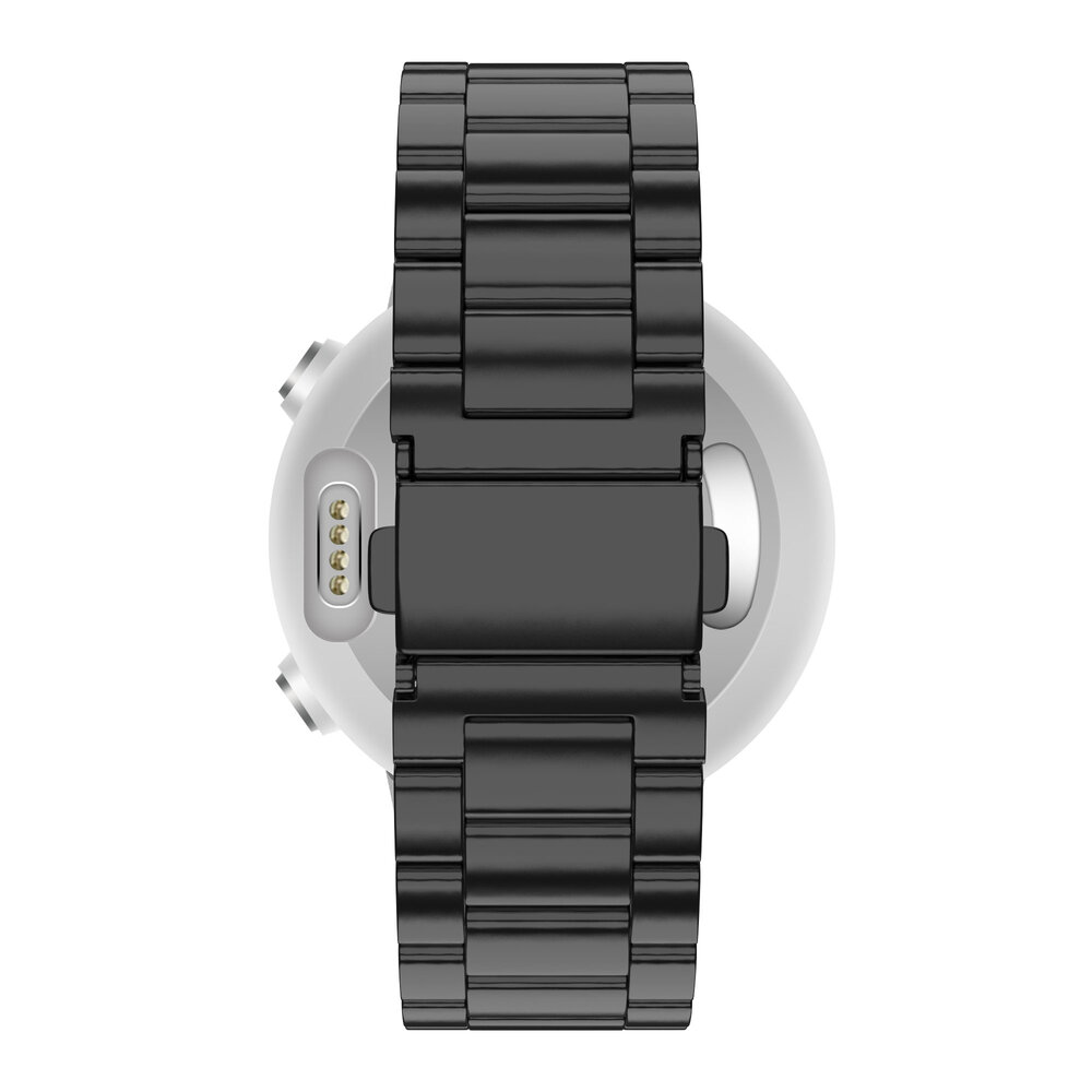Bandz Bandz Garmin Fenix 7x Klassisches Stahlenarmband (Schwarz) Bandz Bandz Garmin Fenix 7x Klassisches Stahlenarmband (Schwarz)