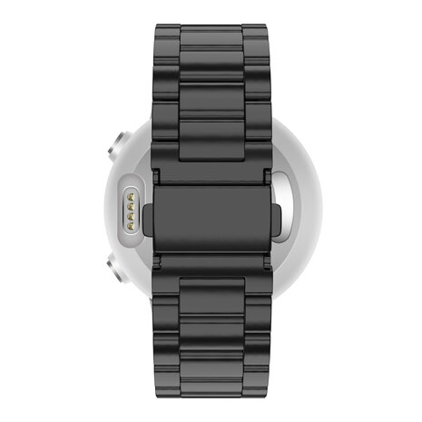 Bandz Bandz Garmin Fenix 7x Klassisches Stahlenarmband (Schwarz) Bandz Bandz Garmin Fenix 7x Klassisches Stahlenarmband (Schwarz)