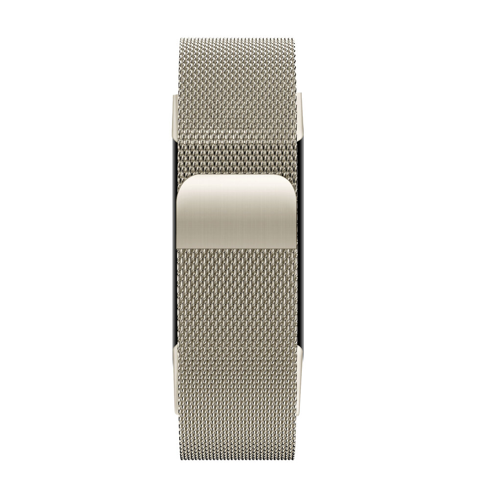 Bandz Bandz Fitbit Charge 5 Milanese Loop Armband (Sekt) Bandz Bandz Fitbit Charge 5 Milanese Loop Armband (Sekt)