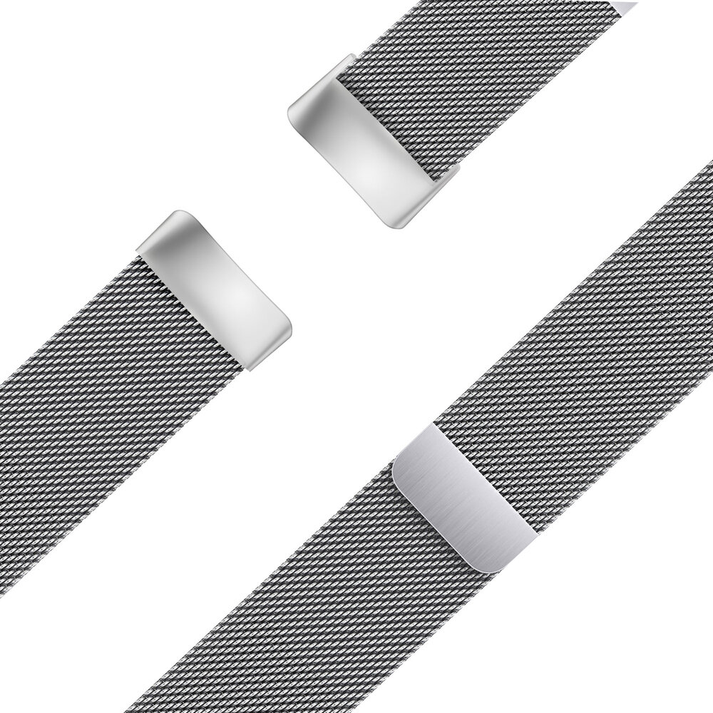 Bandz Bandz Fitbit Charge 6 Milanese Loop Armband (Silber) Bandz Bandz Fitbit Charge 6 Milanese Loop Armband (Silber)