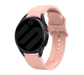 Strap-it® Samsung Galaxy Watch 5 44mm 'One push' Silikon Armband (Rosa) Strap-it® Samsung Galaxy Watch 5 44mm 'One push' Silikon Armband (Rosa)