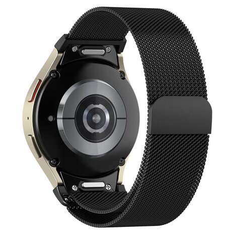 Strap-it® Strap-it Samsung Galaxy Watch 4 Classic 42mm 'One push' Milanese Armband (Schwarz) Strap-it® Strap-it Samsung Galaxy Watch 4 Classic 42mm 'One push' Milanese Armband (Schwarz)