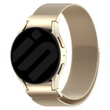 Strap-it® Samsung Galaxy Watch 5 40mm 'One push' Milanese Armband (Champagner) Strap-it® Samsung Galaxy Watch 5 40mm 'One push' Milanese Armband (Champagner)