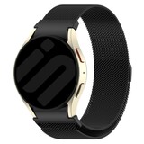 Strap-it® Samsung Galaxy Watch 6 Classic 47mm 'One push' Milanese Armband (Schwarz) Strap-it® Samsung Galaxy Watch 6 Classic 47mm 'One push' Milanese Armband (Schwarz)