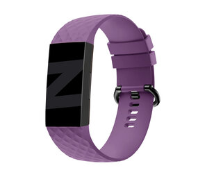Bandz Bandz Fitbit Charge 3 Silikon Armband 'Klassisch' (Lila) Bandz Bandz Fitbit Charge 3 Silikon Armband 'Klassisch' (Lila)