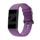 Bandz Bandz Fitbit Charge 4 Silikon Armband 'Classic' (Lila)