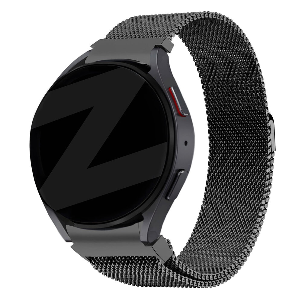 Bandz Bandz Samsung Galaxy Watch 6 - 44mm Milanese Loop Armband (Schwarz) Bandz Bandz Samsung Galaxy Watch 6 - 44mm Milanese Loop Armband (Schwarz)