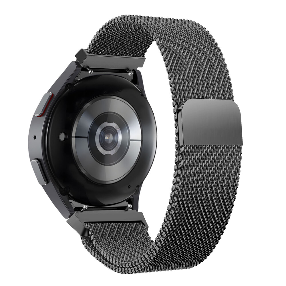Samsung Galaxy Watch 6 Classic 47mm Milanese Loop Armband (Schwarz) Smartwatcharmbaender.de