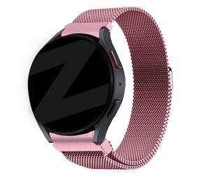 Bandz Bandz Samsung Galaxy Watch 4 - 44mm Milanese Loop Armband (Rosa) Bandz Bandz Samsung Galaxy Watch 4 - 44mm Milanese Loop Armband (Rosa)