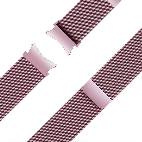 Bandz Bandz Samsung Galaxy Watch 6 - 44mm Milanese Loop Armband (Rosa) Bandz Bandz Samsung Galaxy Watch 6 - 44mm Milanese Loop Armband (Rosa)