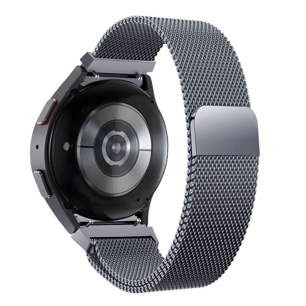 Bandz Bandz Samsung Galaxy Watch 5 - 40mm Milanese Loop Armband (Grau) Bandz Bandz Samsung Galaxy Watch 5 - 40mm Milanese Loop Armband (Grau)