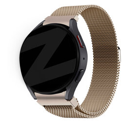 Bandz Bandz Samsung Galaxy Watch 5 - 44mm Milanese Loop Armband (Sekt) Bandz Bandz Samsung Galaxy Watch 5 - 44mm Milanese Loop Armband (Sekt)