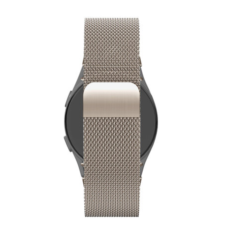 Bandz Bandz Samsung Galaxy Watch 5 - 44mm Milanese Loop Armband (Sekt) Bandz Bandz Samsung Galaxy Watch 5 - 44mm Milanese Loop Armband (Sekt)