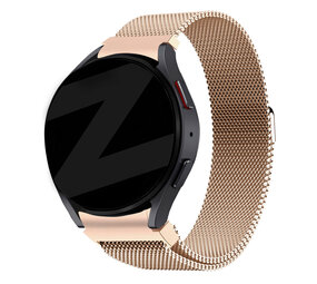 Bandz Bandz Samsung Galaxy Watch 6 Classic 47mm Milanese Loop Armband (Roségold) Bandz Bandz Samsung Galaxy Watch 6 Classic 47mm Milanese Loop Armband (Roségold)