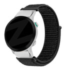 Bandz Bandz Garmin Fenix 7 Nylon Loop-band (Schwarz)