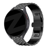 Bandz Bandz Samsung Galaxy Watch Active Stahlenband 'Dragon' (Schwarz) Bandz Bandz Samsung Galaxy Watch Active Stahlenband 'Dragon' (Schwarz)