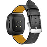 Bandz Bandz Fitbit Versa 3 Lederarmband 'Deluxe' (Schwarz) Bandz Bandz Fitbit Versa 3 Lederarmband 'Deluxe' (Schwarz)