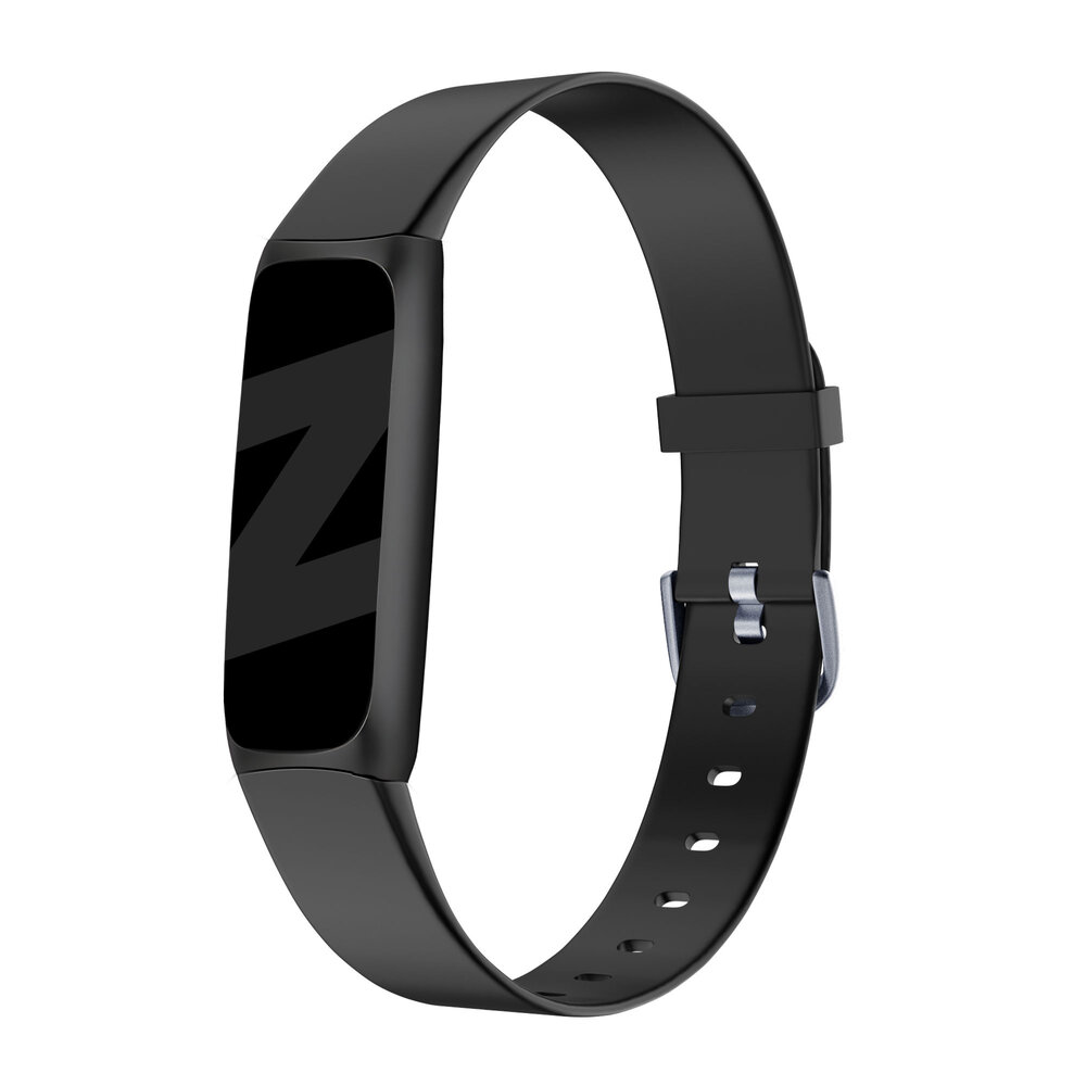 Bandz Bandz Fitbit Luxe Silikon Armband 'Klassisch' (Schwarz)