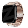 Bandz Bandz Fitbit Versa / Versa 2 Klassisches Stahlenarmband (Rosa Gold) Bandz Bandz Fitbit Versa / Versa 2 Klassisches Stahlenarmband (Rosa Gold)