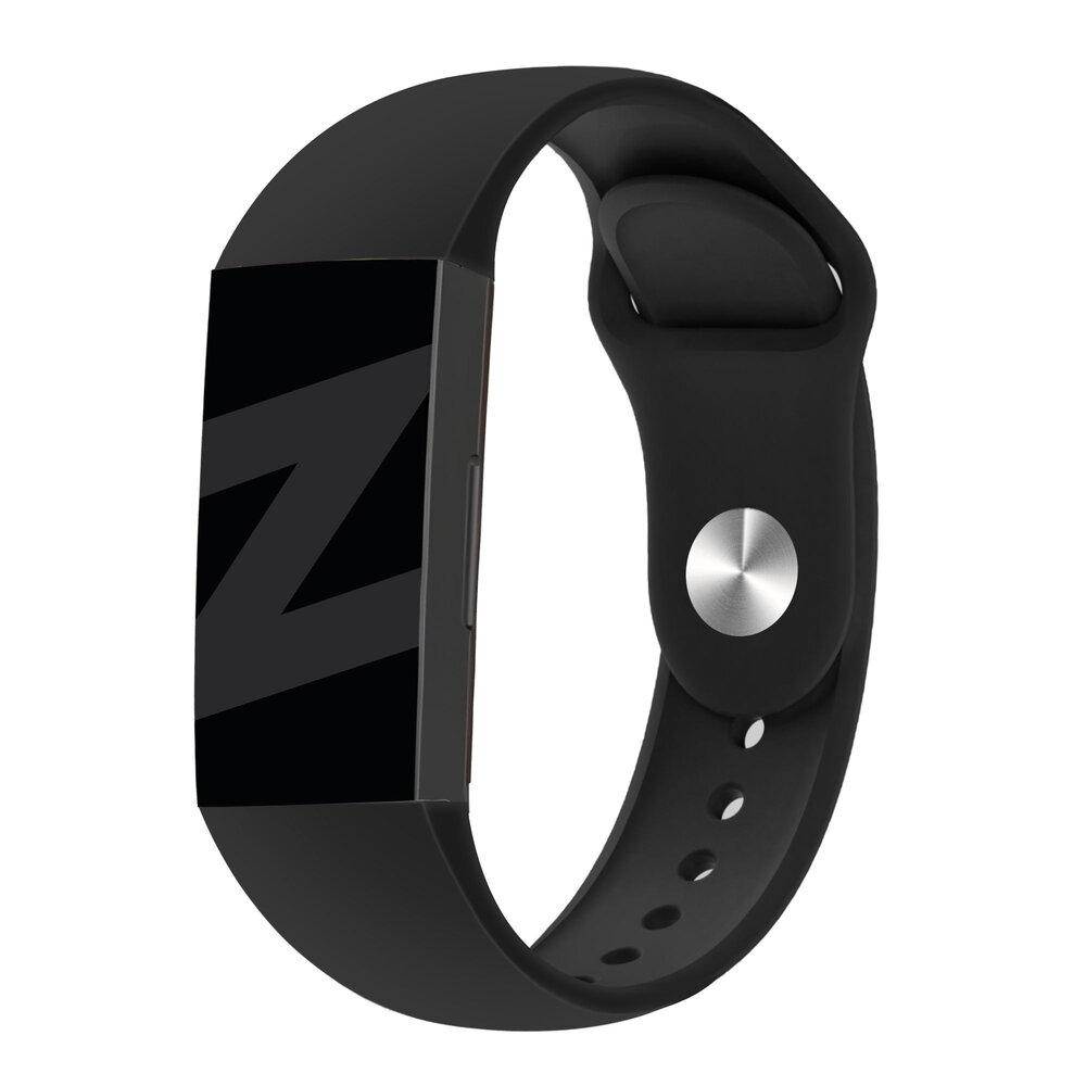 Bandz Bandz Fitbit Charge 4 Sport Armband 'Classic' (Schwarz)