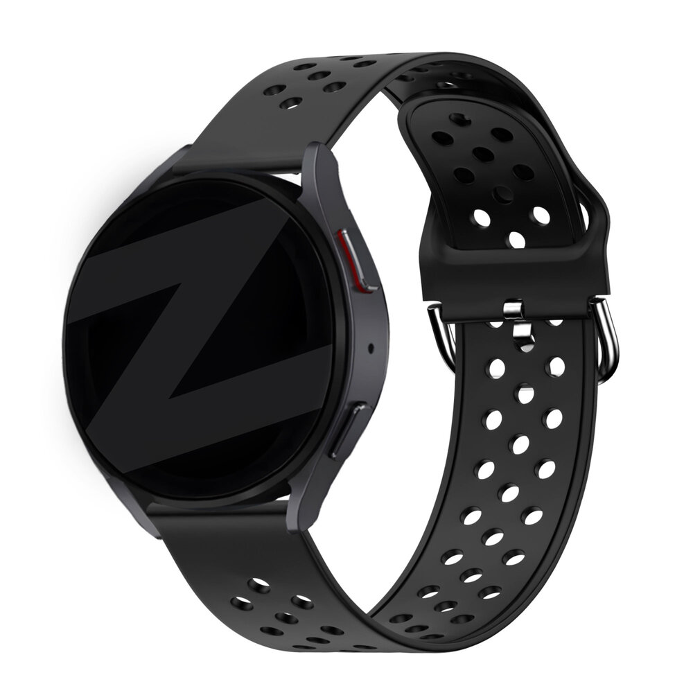 Bandz Bandz Samsung Galaxy Watch 3 45mm Sport Armband 'Air' (Schwarz)