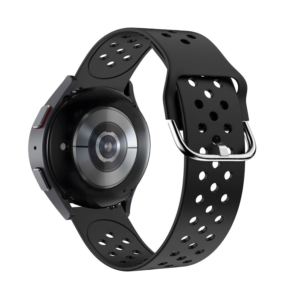 Bandz Bandz Samsung Galaxy Watch 3 45mm Sport Armband 'Air' (Schwarz)