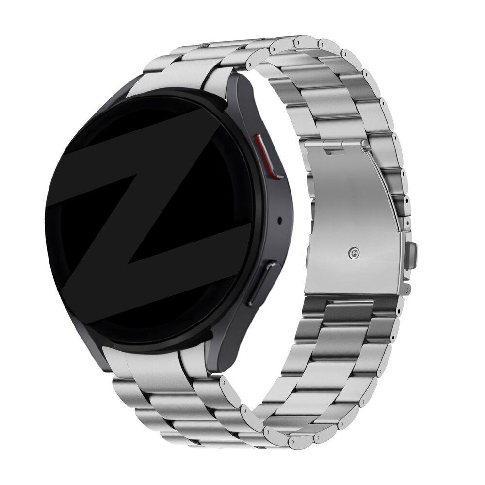 Bandz Bandz Samsung Galaxy Watch 6 Classic 43mm Titanium Gliederband (Silber) Bandz Bandz Samsung Galaxy Watch 6 Classic 43mm Titanium Gliederband (Silber)