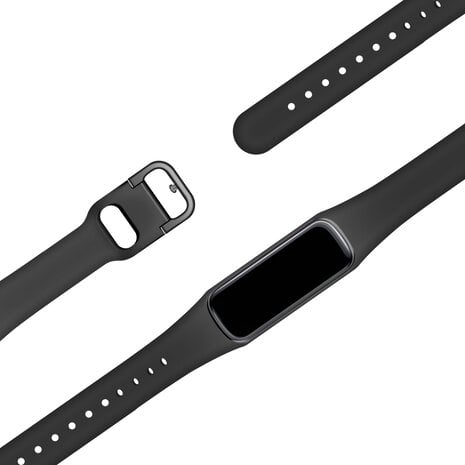 Bandz Bandz Samsung Galaxy Fit 2 Silikonarmband mit Schnallenverschluss (Schwarz) Bandz Bandz Samsung Galaxy Fit 2 Silikonarmband mit Schnallenverschluss (Schwarz)