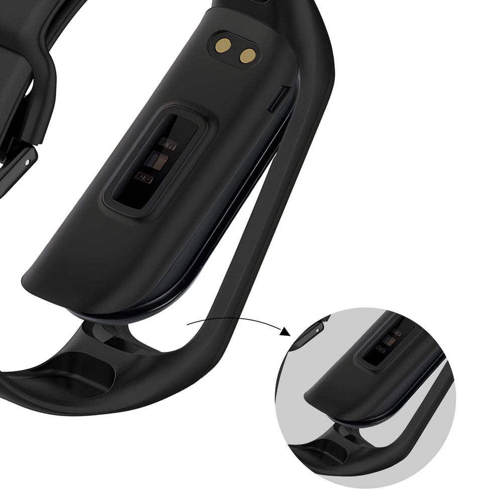 Bandz Bandz Samsung Galaxy Fit 2 Silikonarmband mit Schnallenverschluss (Schwarz) Bandz Bandz Samsung Galaxy Fit 2 Silikonarmband mit Schnallenverschluss (Schwarz)