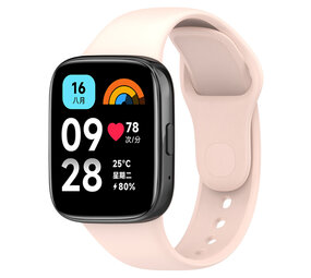 Strap-it® Redmi Watch 3 Active / Lite Silikon Armband (Rosa) Strap-it® Redmi Watch 3 Active / Lite Silikon Armband (Rosa)