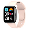 Strap-it® Strap-it Redmi Watch 3 Active / Lite Silikon Armband (Rosa) Strap-it® Strap-it Redmi Watch 3 Active / Lite Silikon Armband (Rosa)