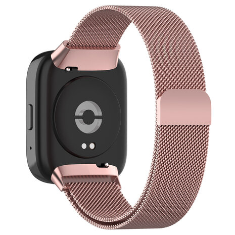 Strap-it® Strap-it Redmi Watch 3 Active / Lite Milanaise Armband (Rosa) Strap-it® Strap-it Redmi Watch 3 Active / Lite Milanaise Armband (Rosa)