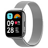 Strap-it® Strap-it Redmi Watch 3 Active / Lite Milanaise Armband (Sibler) Strap-it® Strap-it Redmi Watch 3 Active / Lite Milanaise Armband (Sibler)