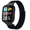 Strap-it® Strap-it Redmi Watch 3 Active / Lite Nylon Armband (Schwarz) Strap-it® Strap-it Redmi Watch 3 Active / Lite Nylon Armband (Schwarz)