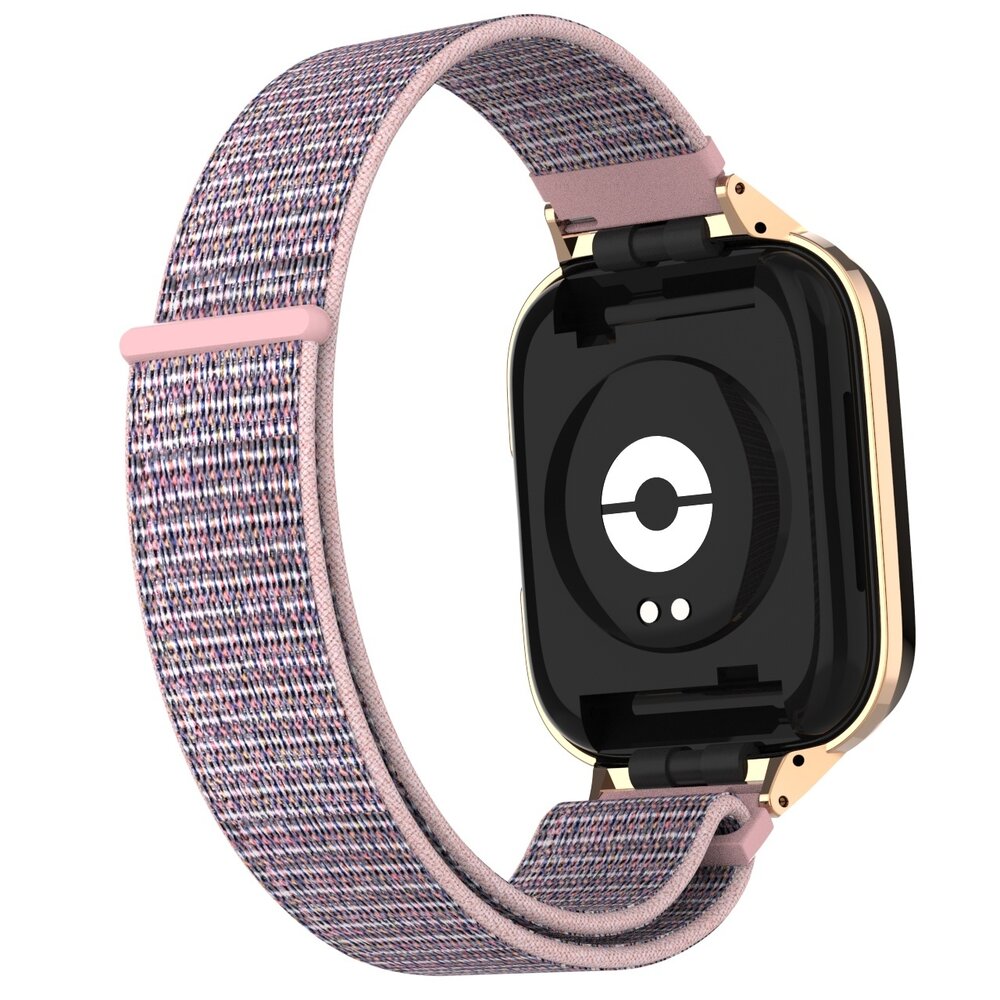 Strap-it® Strap-it Redmi Watch 3 Active / Lite Nylon Armband (Rosa) Strap-it® Strap-it Redmi Watch 3 Active / Lite Nylon Armband (Rosa)