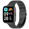 Strap-it® Strap-it Redmi Watch 3 Active / Lite Stahlarmband (Schwarz) Strap-it® Strap-it Redmi Watch 3 Active / Lite Stahlarmband (Schwarz)