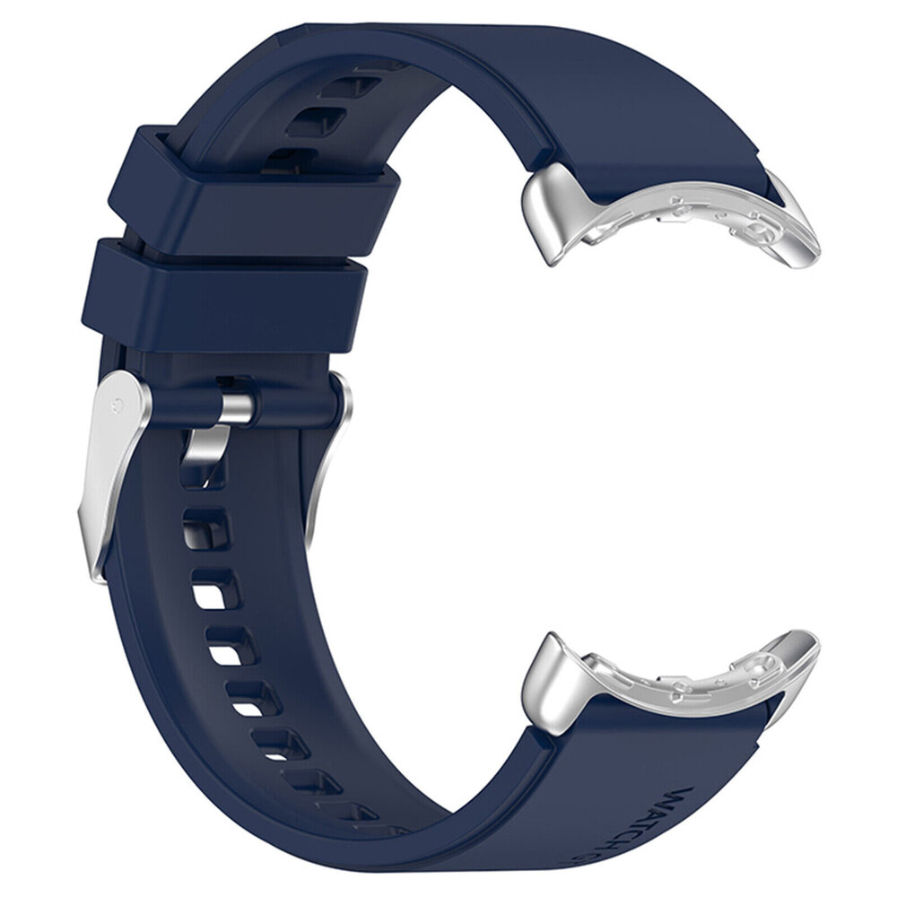 Strap-it® Strap-it Google Pixel Watch 1/2 Silikon Armband (Dunkelblau)