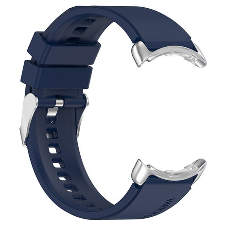 Strap-it® Strap-it Google Pixel Watch 1/2 Silikon Armband (Dunkelblau)