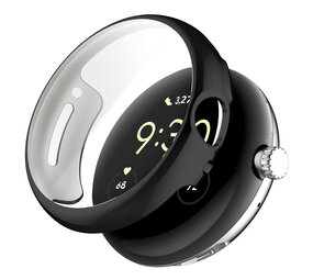 Strap-it® Google Pixel Watch 1/2 TPU Hülle  (Schwarz) Strap-it® Google Pixel Watch 1/2 TPU Hülle  (Schwarz)