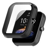 Strap-it® Amazfit Bip 3 (Pro) Hard Case mit Glass (Schwarz) Strap-it® Amazfit Bip 3 (Pro) Hard Case mit Glass (Schwarz)